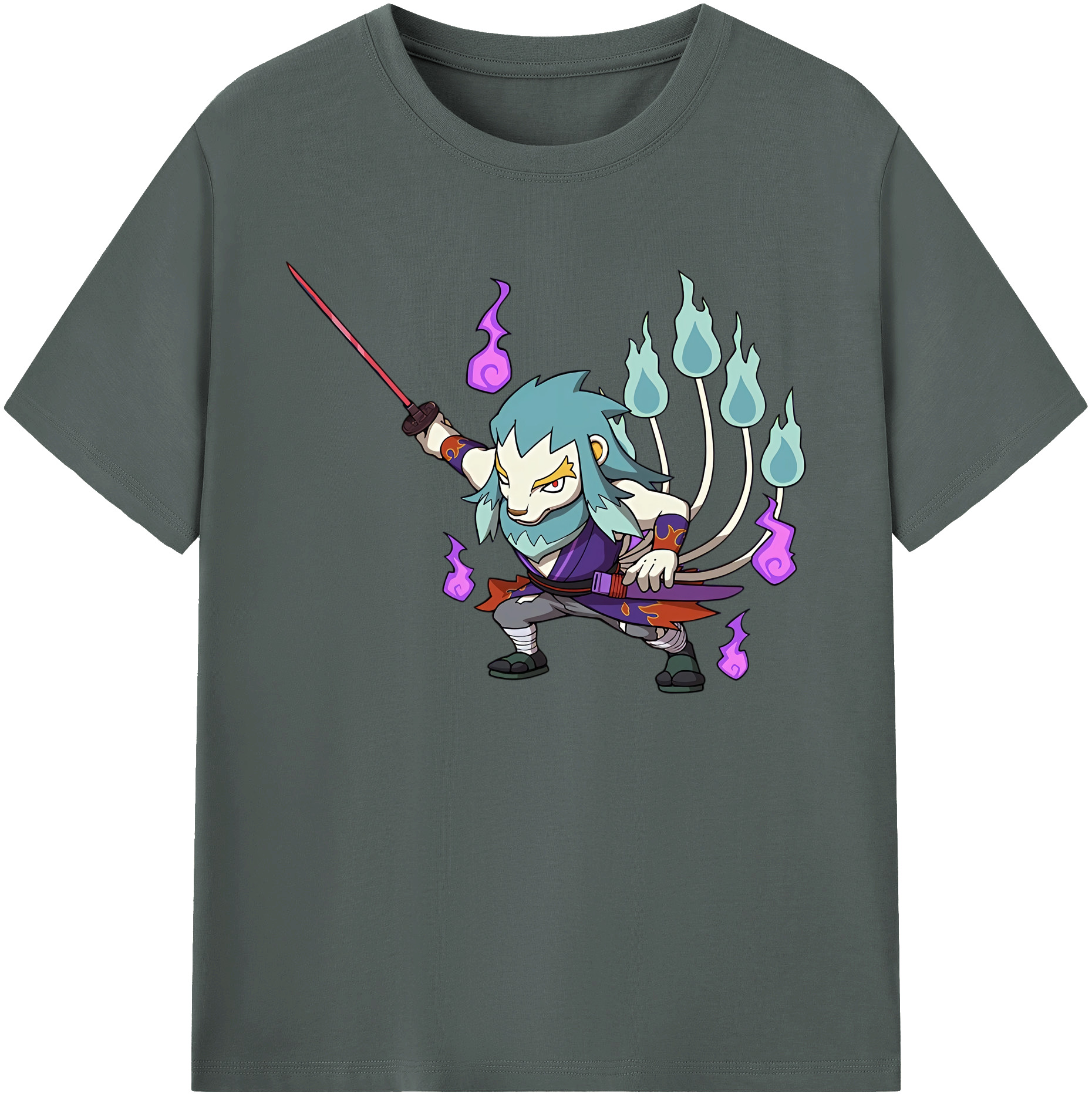 （画像用） 妖怪ウォッチ Yo-kai Watch 綿100％ メンズ半袖Tシャツ｜肌触りやわらか＆通気性